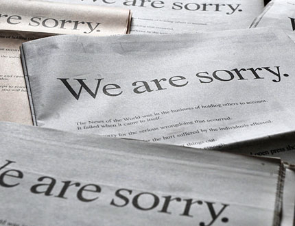 Мърдок се извини: Съжаляваме, The News of the World сe провали