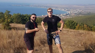 Побеждавал Багата руски гигант тренира в Свети Влас