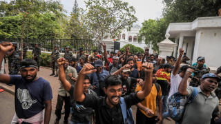 Президентът на Шри Ланка Готабайя Раджапакса е изпратил оставката си