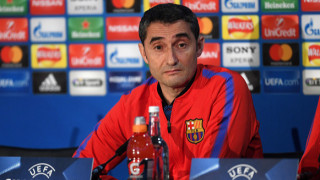 Треньорът на Барселона Ернесто Валверде коментира предстоящия реванш от осминафиналите