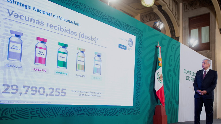 Всички мексиканци ще бъдат ваксинирани срещу COVID-19 до октомври, заяви