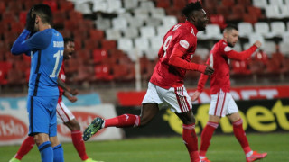 Нападателят на ЦСКА Жорди Кайседо който отбеляза и двете