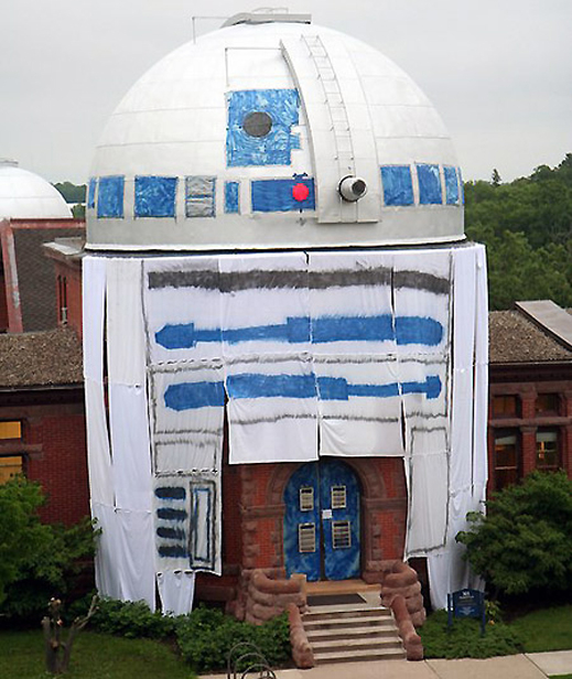 Превърнаха обсерватория в R2-D2 oт Star Wars