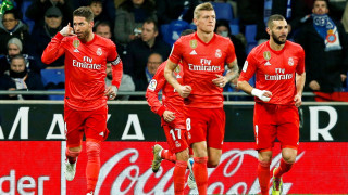 Еспаньол - Реал (Мадрид), 2:4 (Развой на срещата по минути)