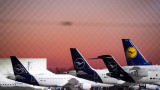  Стачка анулира 800 полета на Lufthansa в петък 