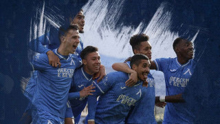 Новият носител на Купа на България Левски отпразнува бурно спечеления