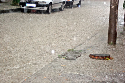 Проливни дъждове в Албена и Балчик