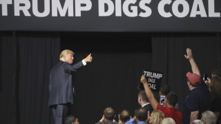 Президентът на САЩ Доналд Тръмп обяви на митинг в Западна