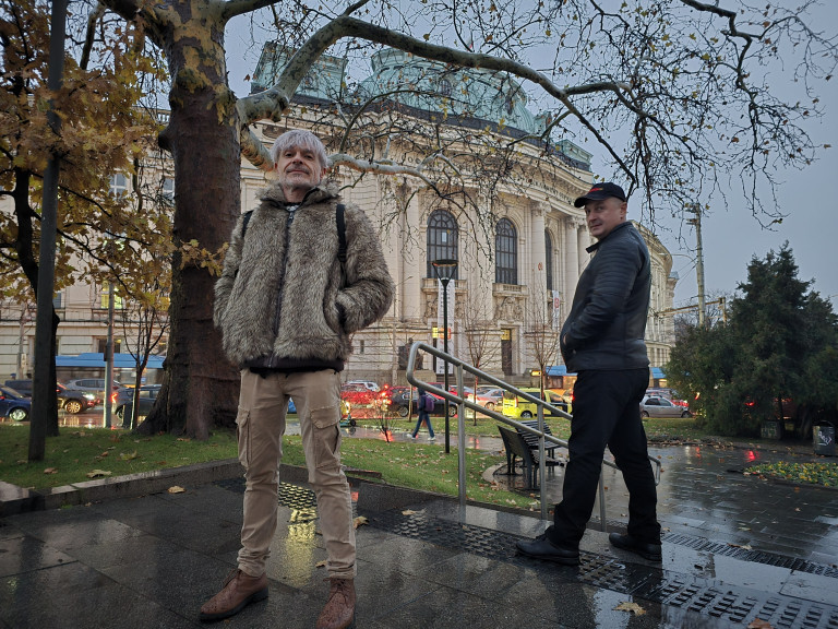 С Начо Герерос на разходка в София