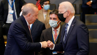 Турският президент Реджеп Ердоган е казал на президента на САЩ Джо Байдън