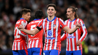 Нападателят на Атлетико Мадрид Хулиан Алварес коментира информацията за евентуален