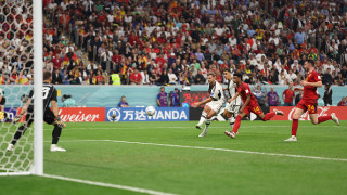 Испания - Германия 1:1 (Развой на срещата по минути)