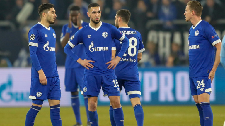 Шалке - Манчестър Сити, 2:3 (Развой на срещата по минути)