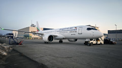 "България Еър" посрещна седмия си модерен нов самолет Airbus A220-300