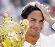 Уимбълдън: Роджър Федерер - Рафаел Надал 7:6 (9:7), 4:6, 7:6 (7:3), 2:6, 6:2