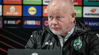 Старши треньорът на Лудогорец Пер Матиас Хьогмо коментира жребия който противопостави