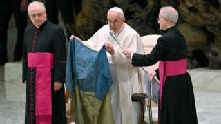 В сряда папа Франциск осъди клането в Буча и вдигна
