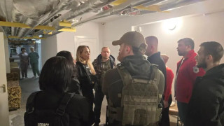 Американската актриса и хуманитарист Анджелина Джоли посети украинските градове Николаев