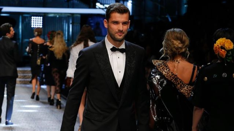 Григор Димитров блесна по време на седмицата на модата в Милано (СНИМКИ+ВИДЕО)