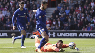 Звездата на Челси Еден Азар заяви че целта пред отбора