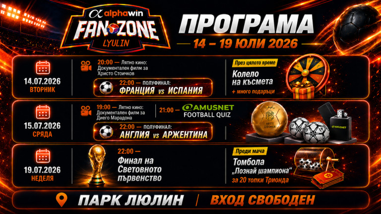 Голямата кулминация на alphawin Fan Zone Люлин: Финалната седмица носи зрелищни мачове и купища награди