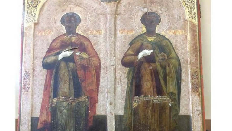 Откриха открадната ценна икона на светите братя Козма и Дамян 