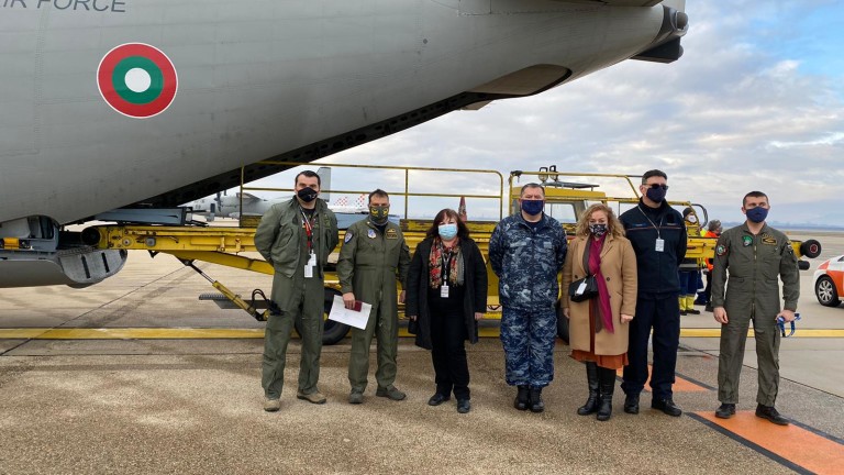Хърватия получи първите пратки българска хуманитарна помощ. Два военно-транспортни самолета