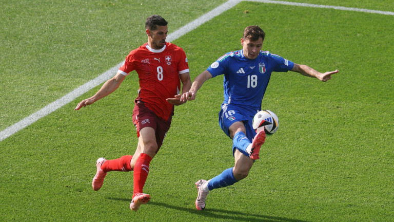 Швейцария - Италия 2:0 (Развой на срещата по минути)