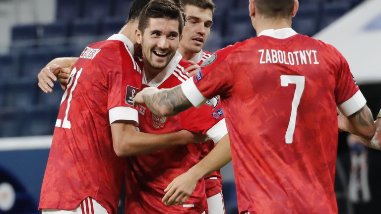 Националният отбор на Русия разби у дома Кипър с 6:0