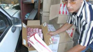 Иззеха 280 кутии цигари без бандерол в Хасково