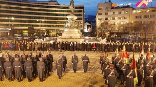 Кулминацията на националния празник Трети март настъпи тази вечер с тържествената
