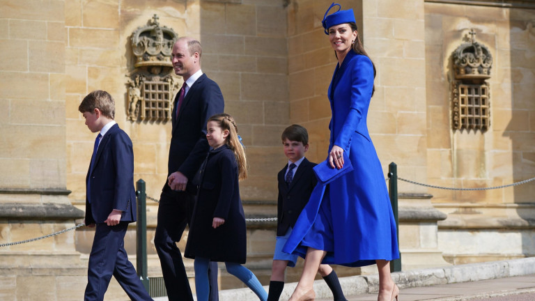 Кралското семейство отпразнува първи Великден без Елизабет Втора