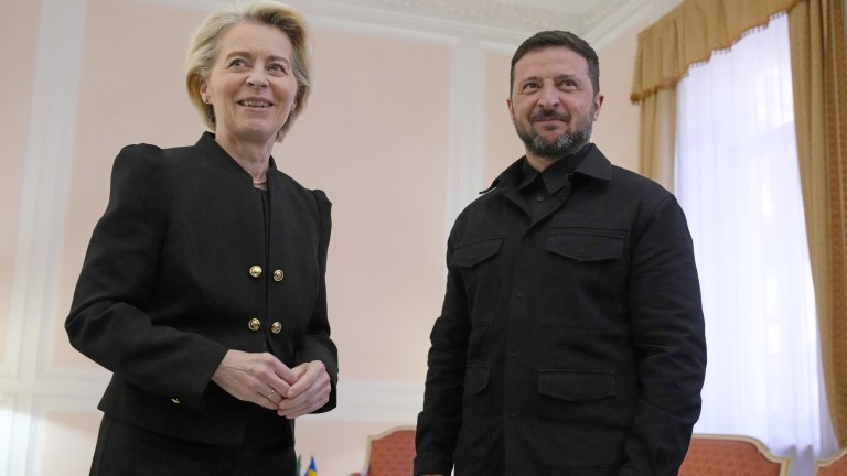 Фон дер Лайен: Европа винаги ще бъде до Украйна в стремежа ѝ към мир
