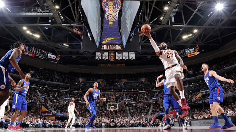 Краля в основата на нова победа на Кливланд в НБА (РЕЗУЛТАТИ+ВИДЕО)
