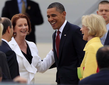 Обама "договаря" сигурността с Австралия 