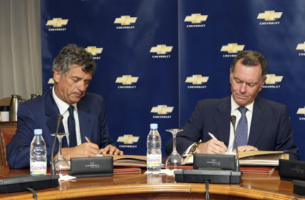 Европейските шампиони по футбол ще карат Chevrolet  