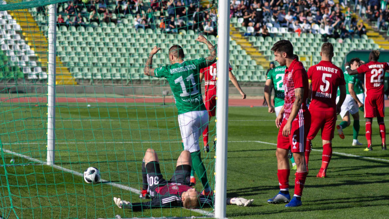 Берое - ЦСКА 0:1, гол на Тиаго