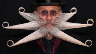 Световното състезание за най красиви бради и мустаци няма много ясна