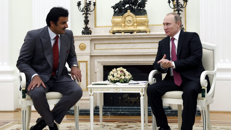 Путин обсъди Сирия с емира на Катар