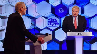 Британският премиер Борис Джонсън и лидерът на опозиционната Лейбъристка партия