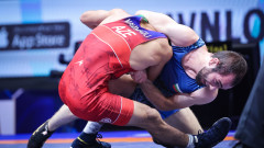 Абу-Муслим Амаев на репешаж на Световното по борба в Тирана