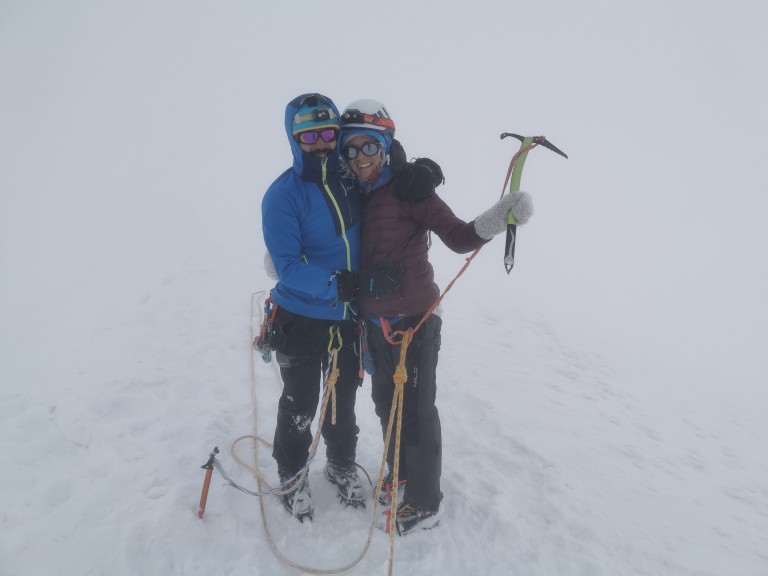 На връх Казбек (5054 м)