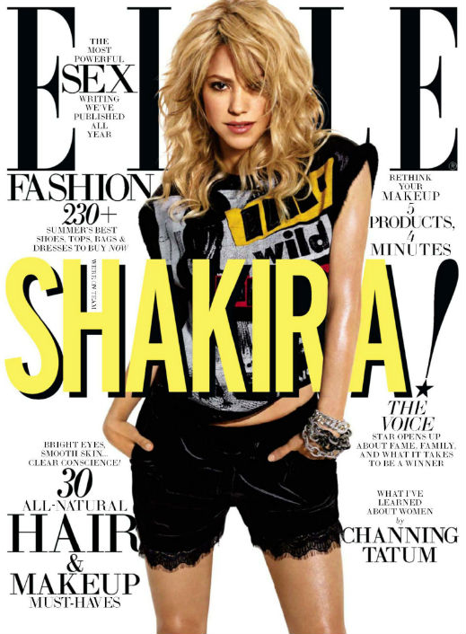 Шакира огнена за "Elle" (СНИМКИ)