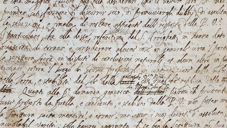 Намериха писмото на Галилей, предизвикало съда на инквизицията