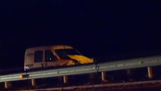 36 годишен мъж е пострадал леко на АМ Струма при катастрофа