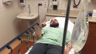 Камъни пратиха Мишо Шамара в болница