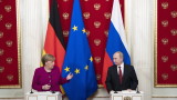  Газ по „ Северен поток-2” може да потече в края на годината, разгласи Путин до Меркел 