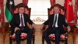 Ердоган прие в Истанбул ръководителя на либийското правителство Сарадж