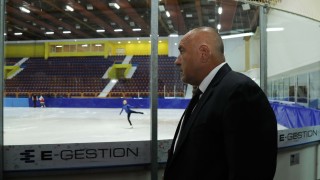 Премиерът Бойко Борисов и министърът на спорта Красен Кралев днес