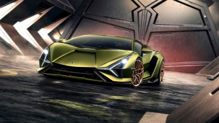 Lamborghini представи първия си хибриден спортен автомобил наречен Sian Новия